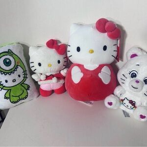 Hello Kitty Plush Toys - Red and White